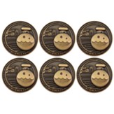Science Fair, Gold Plated Challenge Coin, Pack of 6