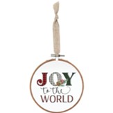 Joy To the World Jute Ornament
