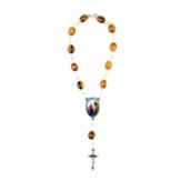 Holy Family, Olive Wood Auto Rosary