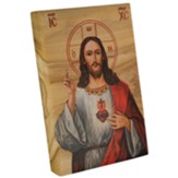 Jesus Christ Sacred Heart, Olive Wood Figurine