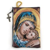 Madonna And Child Rosary Pouch, Glory Be To The Father