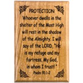 Protection Psalm 91:1-2 Bible Verse Fridge Magnet from Bethlehem