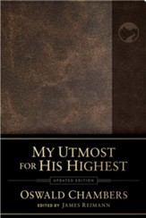 My Utmost For His Highest, Updated Edition--bonded leather, brown