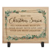 Christmas Season Table Decor Plaque