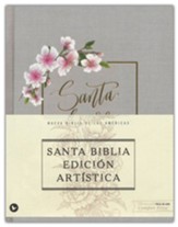 NBLA Santa Biblia Edicion Artistica, Tapa Dura/Tela, Canto con Diseno, Edicion Letra Roja (NBLA Holy Bible, Artistic Edition--hardcover fabric, song with design)