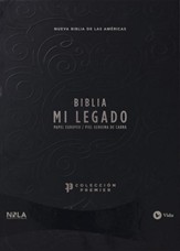 Biblia NBLA Mi Legado, Colecc. Premier, Piel Gen. de Cabra, Negra   (NBLA Legacy Bible, Premier Collec. Premium Goatskin Leather, Black)