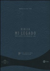 Biblia RVR 1960 Mi Legado, Col.Premier, Piel Gen. Cabra, Negra (RV R 1960 Legacy Bible, Prem. Col., Prem.Goatskin Leather, Bk)