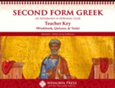 Second Form Greek Teacher Key  (Workbook, Quizzes & Tests)