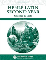 Second Year Henle Latin Quizzes &  Tests, Second Edition
