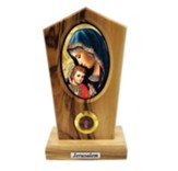 Our Lady of Perpetual Help Olive Wood Icon Plaque