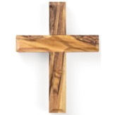Handheld Olivewood Cross with Prayer Card