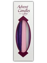 Advent Candles / Set of 5 / .75 x 10