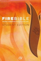 ESV Fire Bible Student Edition Imitation Leather brass  brown/chestnut