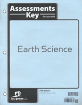 BJU Press Earth Science Grade 8 Test Pack Answer Key, 5th  Edition
