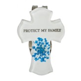 Cross, Protect My Family, Visor Clip