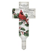 Cardinals Visit From Heaven, Cross Garden Stake