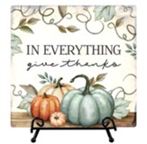 Give Thanks Easel Plaque