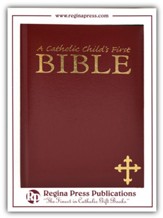 A Catholic Child's First Bible, Cloth over boards - Imperfectly Imprinted Bibles