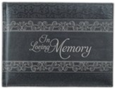 In Loving Memory Guest Book, Gray