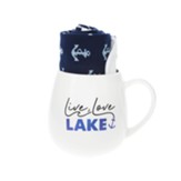 Live, Love, Lake Mug and Sock Set