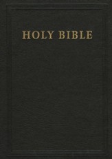 NRSV Lectern Anglicized Bible,  Goatskin leather, black