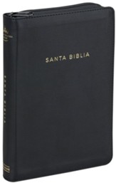 RVR 1960 Biblia letra grande tamaño manual con índice y cierre (Hand Size Giant Print Bible with Zipper, Thumb-Indexed)