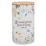 In Everything Give Thanks Gratitude Jar With Cards