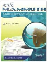 Math Mammoth Grade 7 Skills Review Workbook Answer Key