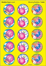 Blowing Bubbles, Scratch 'n Sniff Stinky Stickers: Bubble Gum  scent