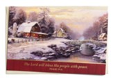 The Lord Will Bless His People Christmas Cards, Box of 18
