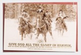Simplified Cowboy Bible Christmas Cards, Box of 18