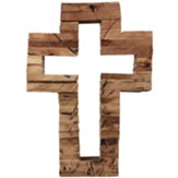 Rustic Wood Tabletop Cross