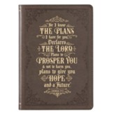 I Know The Plans Faux Leather Journal