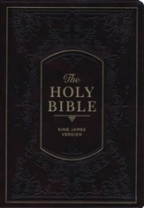 KJV Study Bible--soft leather-look burgundy (indexed)