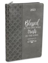 Blessed Is The One Who Trusts In The Lord, 2023 Executive Zippered Planner