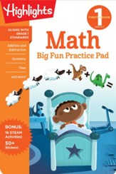 First Grade Math Big Fun Practice  Pad