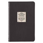 Blessed Is The Man Badge Full Grain Leather Journal