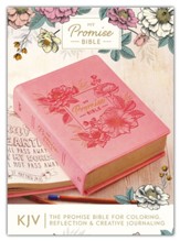 KJV My Promise Bible--imitation leather, pink