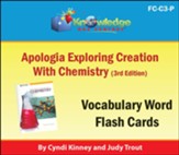 Apologia Exploring Creation With Chemistry 3rd Edition Vocabulary Flash Cards