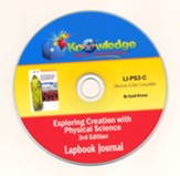 Apologia Exploring Creation With Physical Science 3rd Ed Lapbook Journal CD