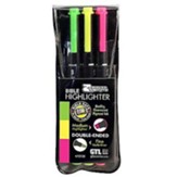Zebrite Highlighters, Set of 3, Green, Yellow, Pink