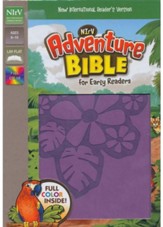 NirV Adventure Bible for Early Readers, Italian Duo-Tone, Tropical Purple - Imperfectly Imprinted Bibles