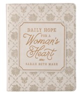 Daily Hope for a Women's Heart Devotional, Faux Leather