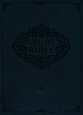 KJV Study Bible--genuine leather, merlot