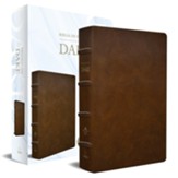 RVR 1960 Biblia de estudio Dake, piel marron (Dake Study Bible, Large Size, Brown Leather)