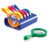 Primary Science Jumbo Magnifiers (Set of 6 in a Stand)