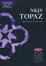 NKJV Topaz Reference Edition--genuine goatskin leather, black