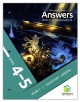 Answers Bible Curriculum: 4-5 Homeschool Student Book Year 1 (with 4-5 Tests & Answers)