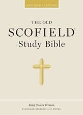 The Old Scofield Study Bible, Standard Edition, 1917 KJV, Burgundy Bonded Leather, Indexed, Red Letter Ed.