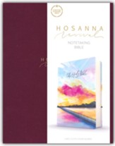CSB Notetaking Bible, Hosanna  Revival Edition--cloth over boards, lake